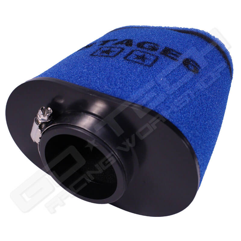 Stage6 Doppelschicht Luftfilter – Groß, Oval, 55mm Einlass, Mit Reduzierungen (schwarz)